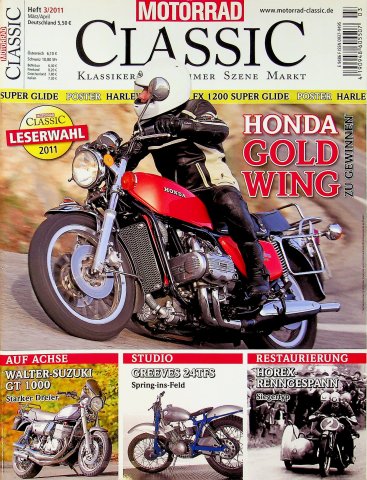 Deckblatt Motorrad Classic (03/2011)